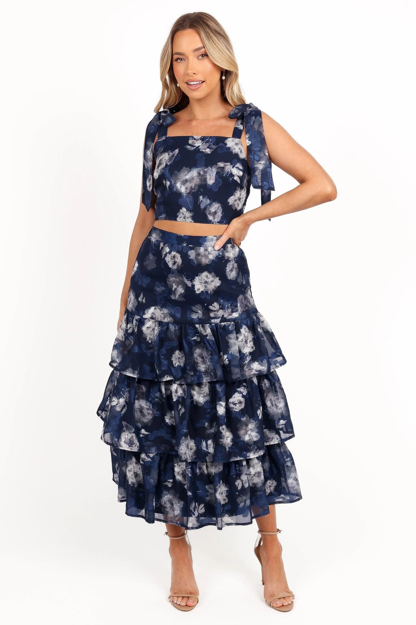 Floral Tiered Two-Piece Set
