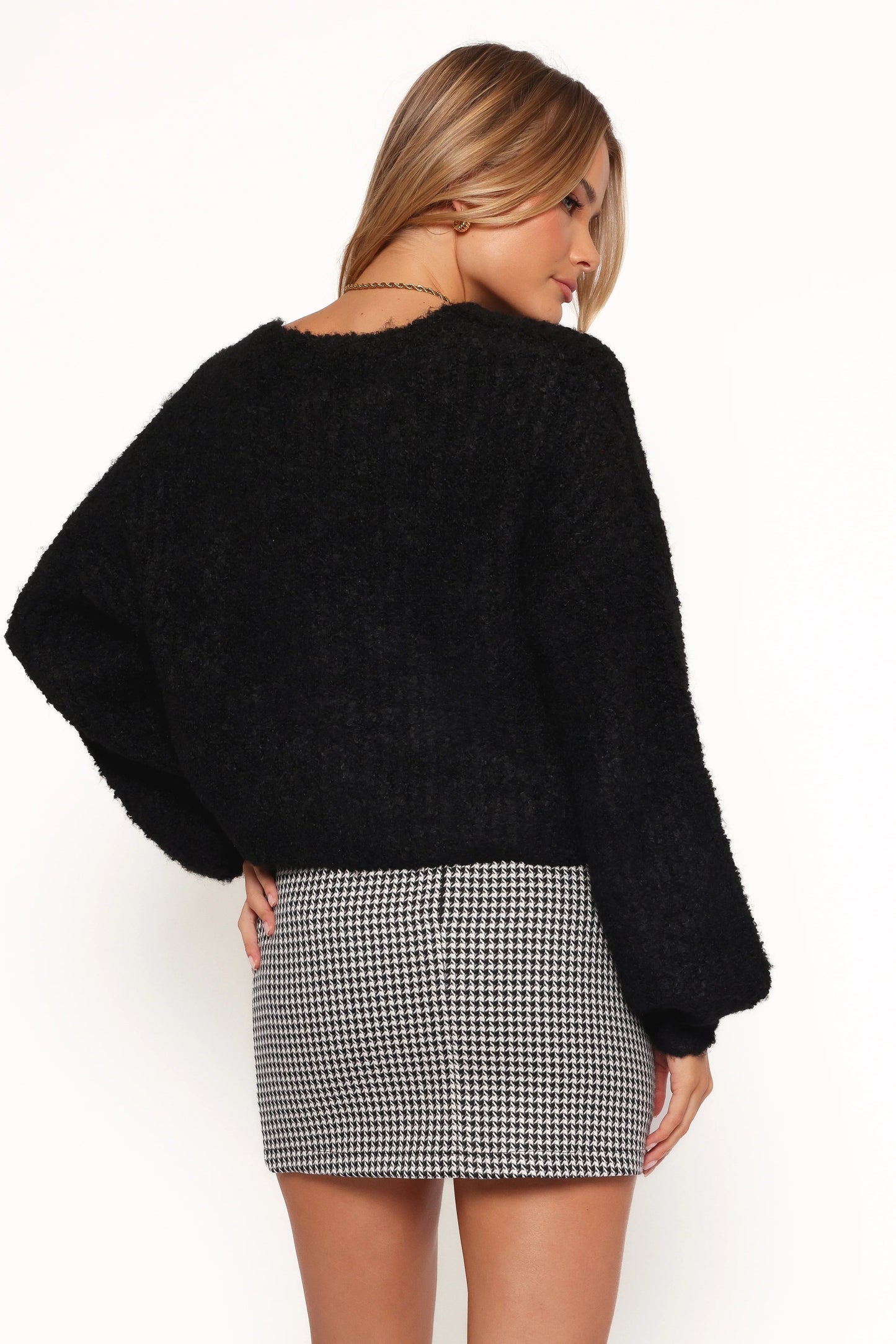 Houndstooth Mini Skirt