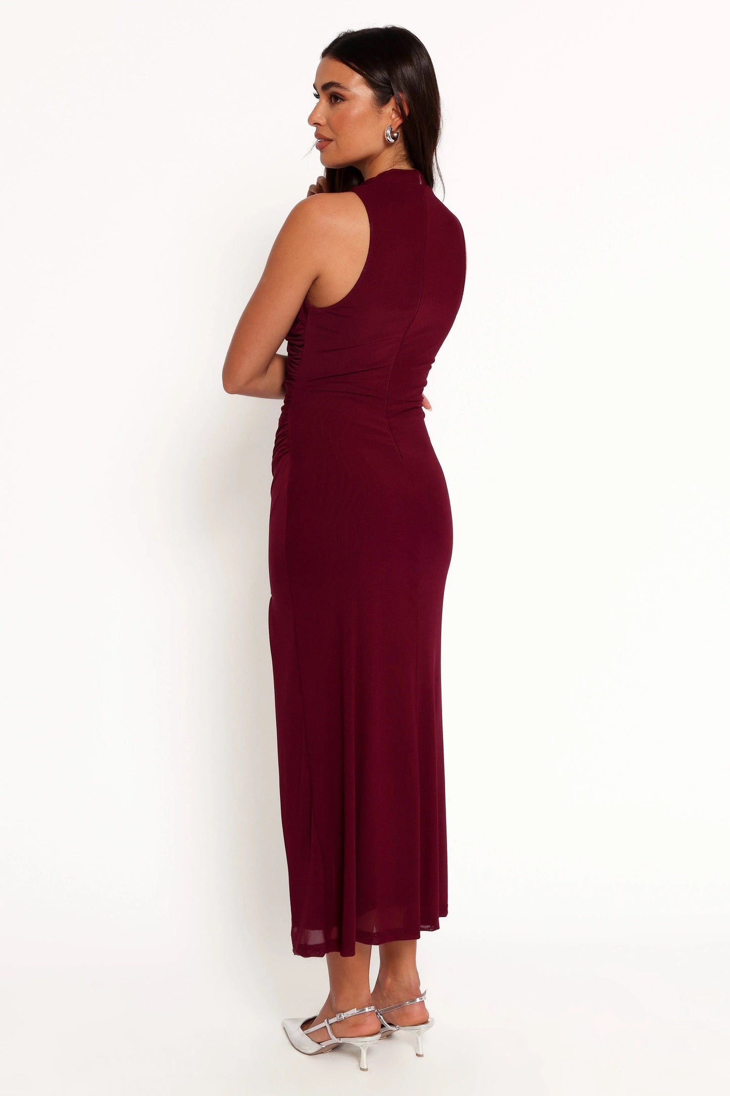 Ruched Side Maxi Dress