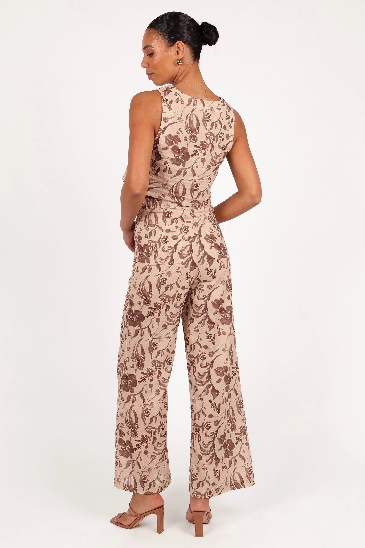 Tropical Wide-Leg Pants